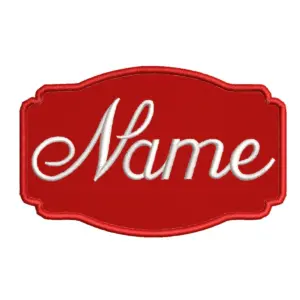 Embroidered Name Iron On