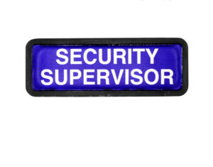 security supervisor badge