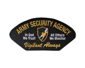 US Army Security Agency Patch