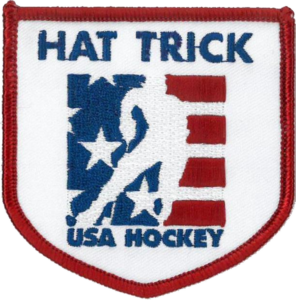 usa hockey hat trick patch