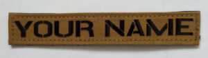 Military Name Tapes Velcro Patch