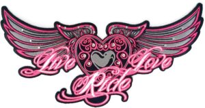 Women's Biker Patches -Stylish Iron On Designs for a Custom Look