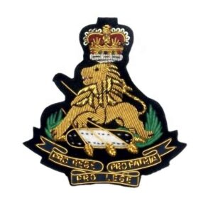 badge on uniform