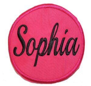 Embroidery Name Patches