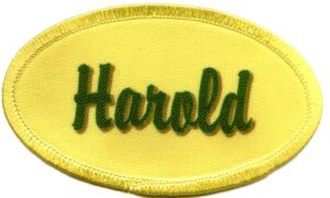 custom name embroidered patch