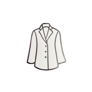 white coat pins