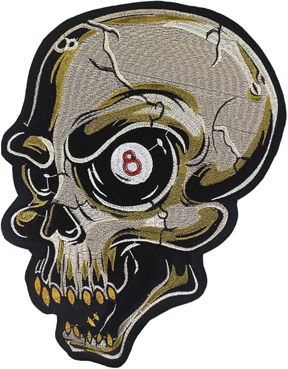 punk biker jacket back patch