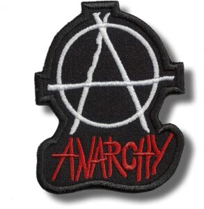 punk anarchy patch lot