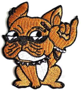 punk patches on hoodie