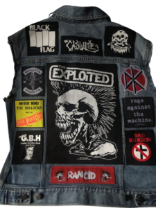 Capital Punk Rock Patches Denim