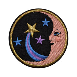 punk patches moons stars