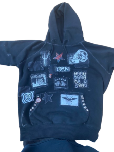 Patched Punk Hoodie
