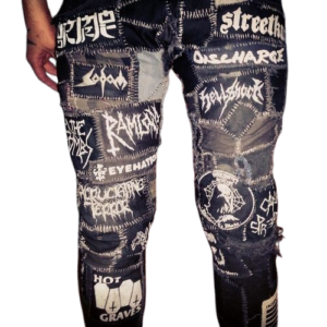 Patched Punk Rocker Pants