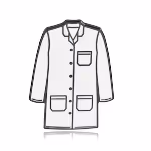 medical pins for white coat