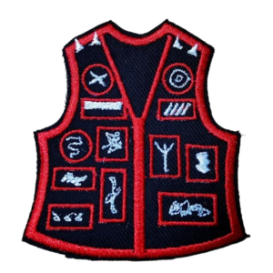punk vest patches