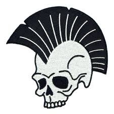 punk iron on patches