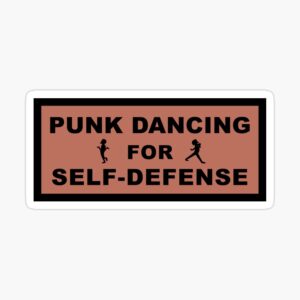 punk dancing for self defense patch