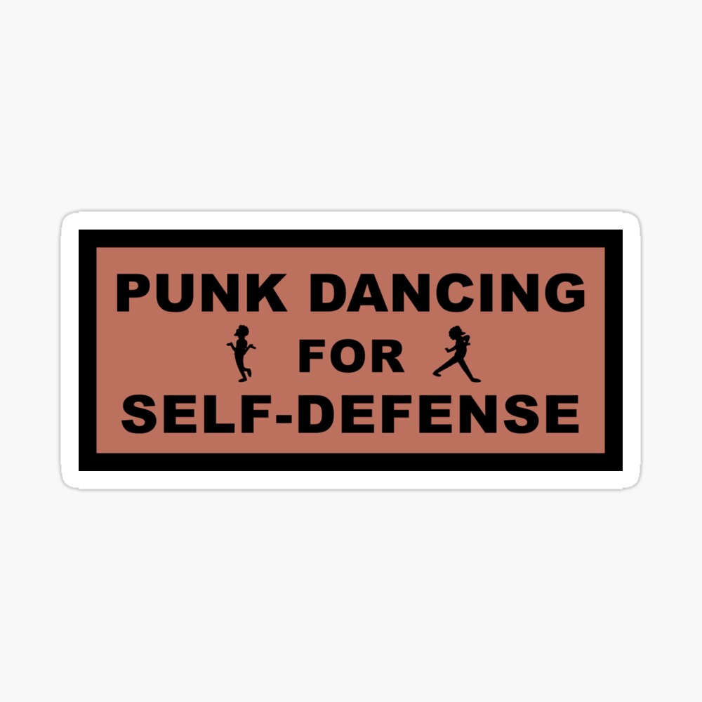 punk dancing for self defense patch