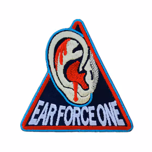 American Flag Ear Patch Design 1 American Flag Ear Patch