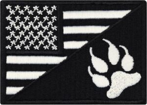 putting flag patches on punk jackets