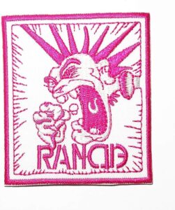 punk rock jeans with patches