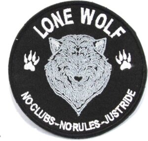 sewing punk patches on jeans