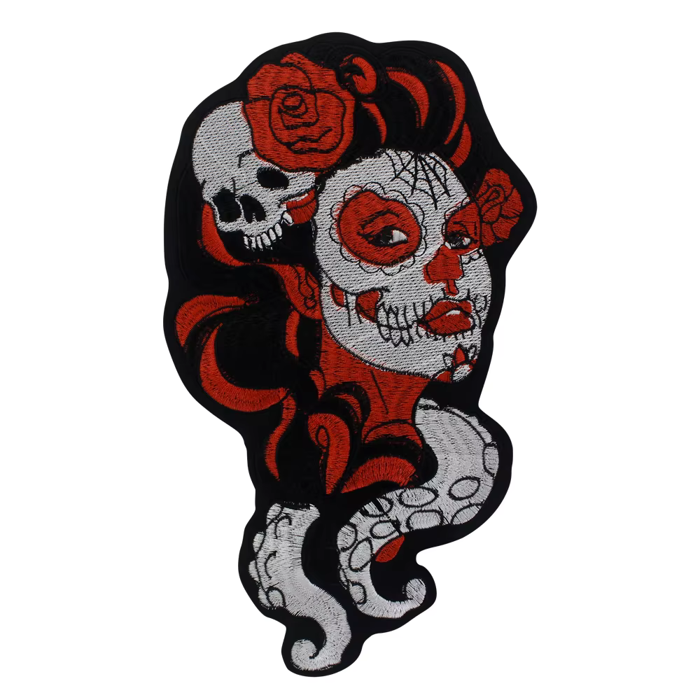 punk rock skull patch
