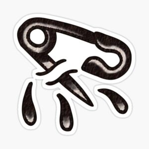 safety pin punk patch