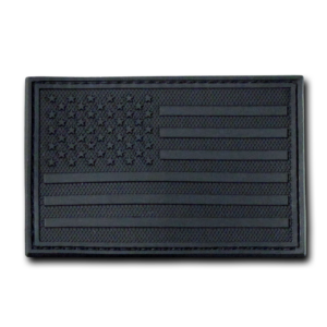 Black American Flag Patch 1 Black American Flag Patch