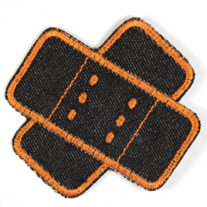black jean patches
