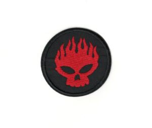 Red Skull Patch Punk Band A Punk Rock Staple 1 red skull patch punk band