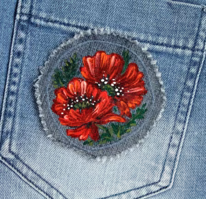 custom denim patches