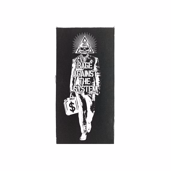 punk skirt patches