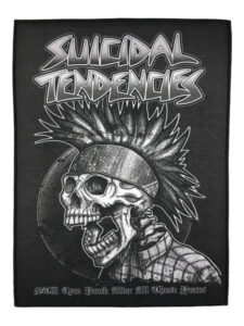 punk vest back patches