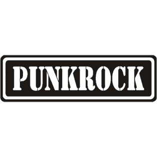 punk rock patch collage