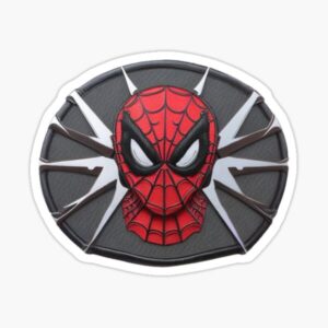 punk spider man patch