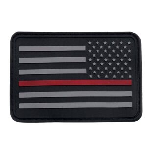 american flag patch black