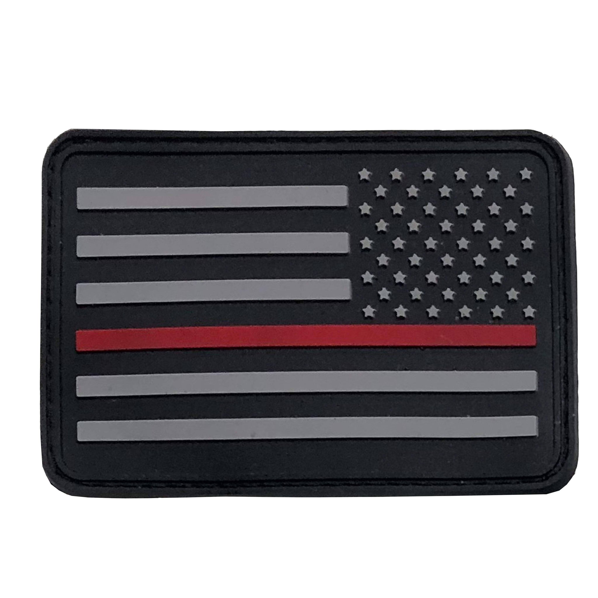 american flag patch black