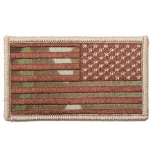 Reverse American Flag Patch