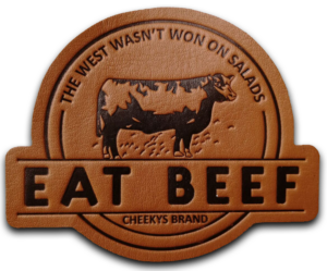 leather hat patches custom