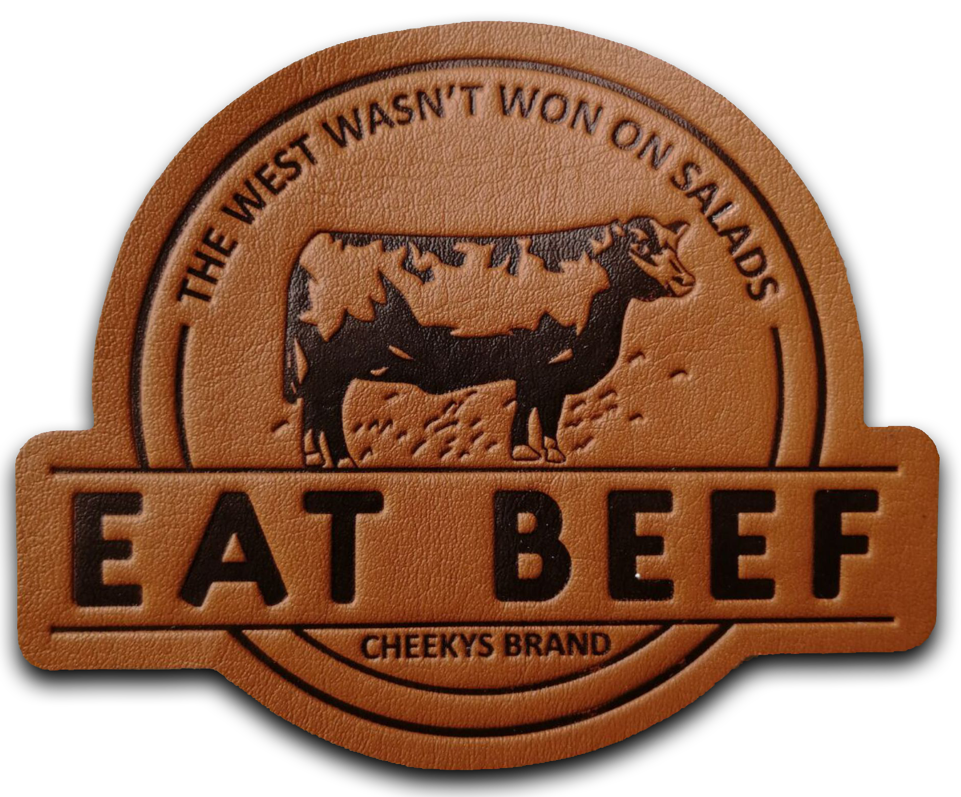 leather hat patches custom