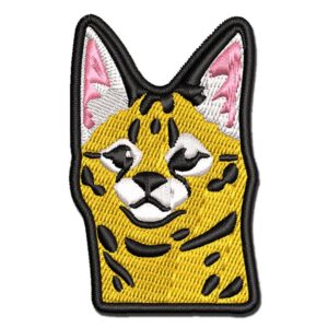 savannah cat iron on patch