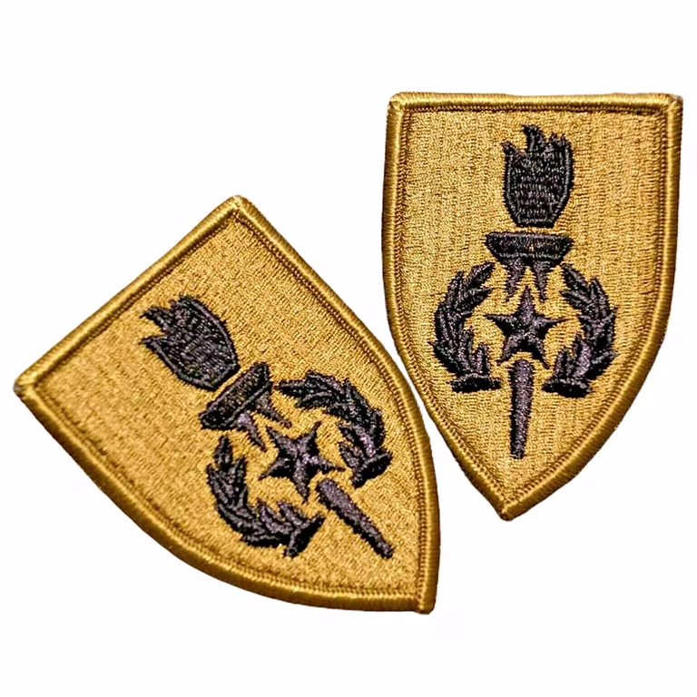 army uniform patch locations