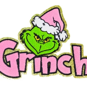 grinch chenille patches