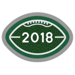 track chenille patch