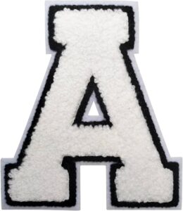 iron on chenille letter patches
