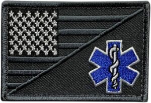 EMS Flag Patch Premium Embroidered
