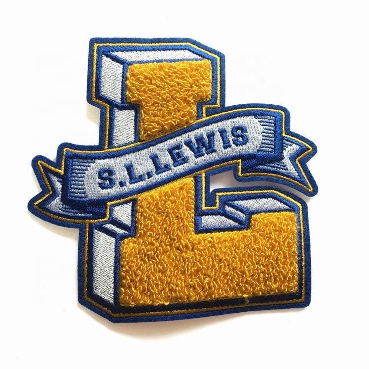 custom iron on chenille patches
