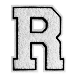 All White Letterman Jacket Patch 1 all white letterman jacket patches