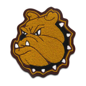 bulldog chenille patches
